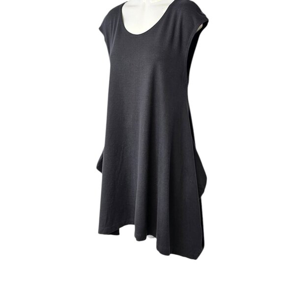 Bryn Walker Womens Zia Tunic, Sleeveless, Lagenlook, Side Panels, Grey, Size M - Picture 7 of 8